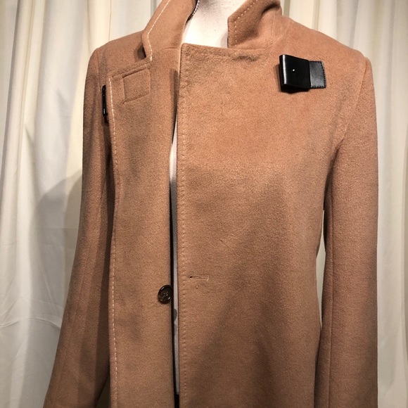 Pink Lady camel cashmere trench coat - Picture 9 of 12